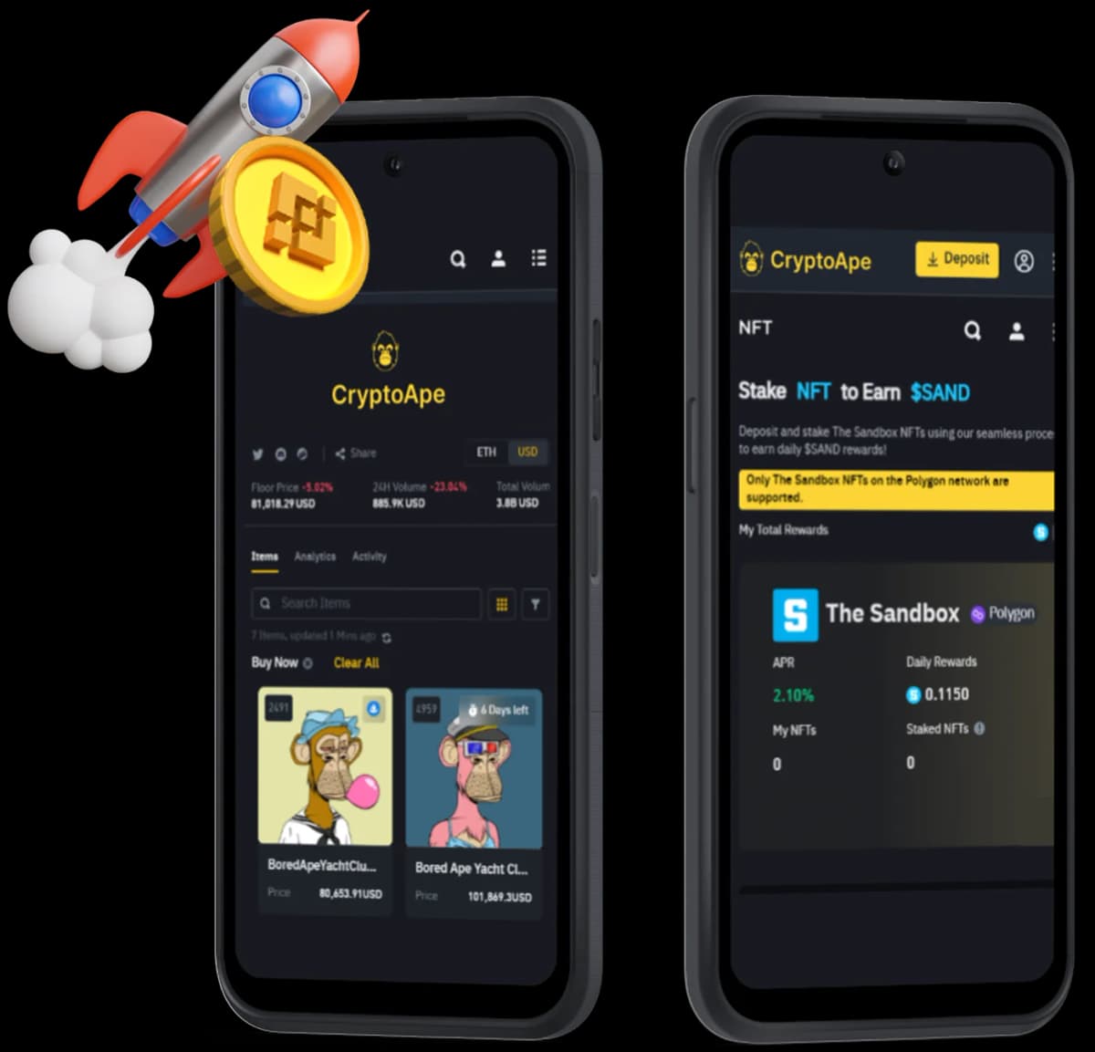 CryptoApe-Andriod-Ios