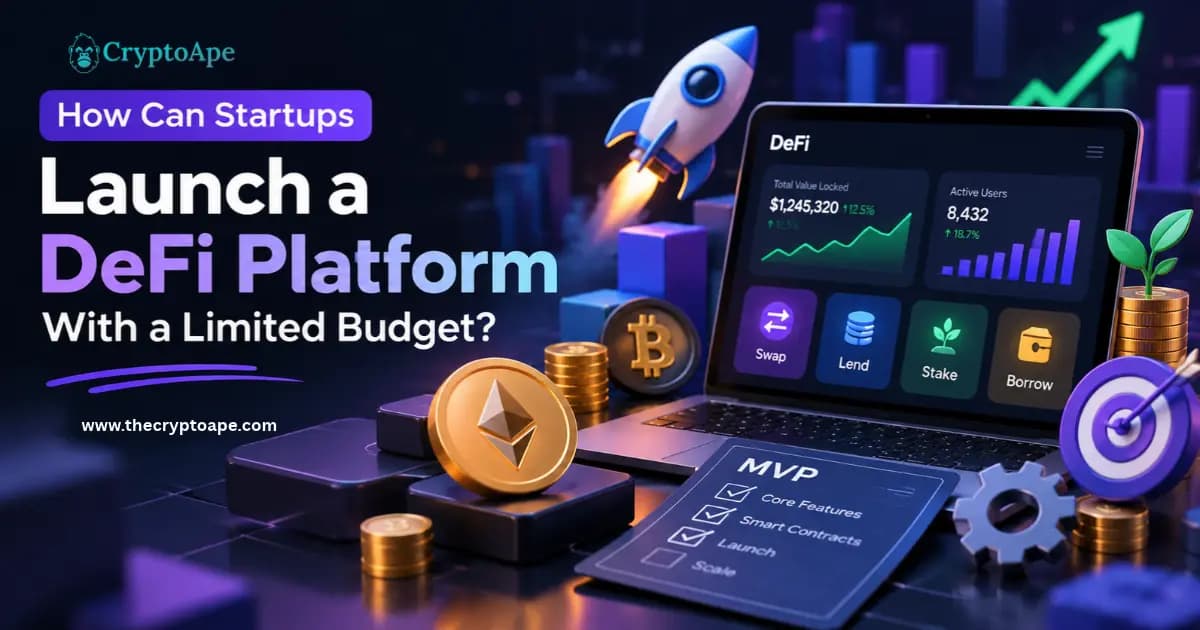 How Can Startups Launch a DeFi Platform With a Limited Budget?